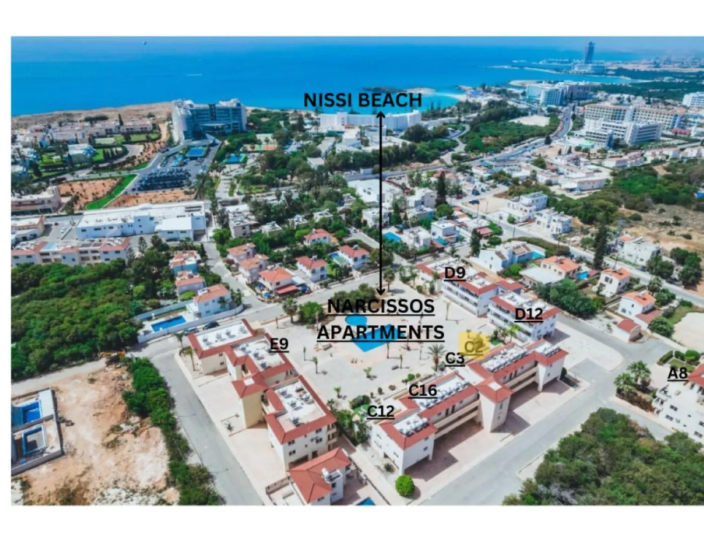 Narcissos 'Nissi Beach' Apartment C2 Ayia Napa